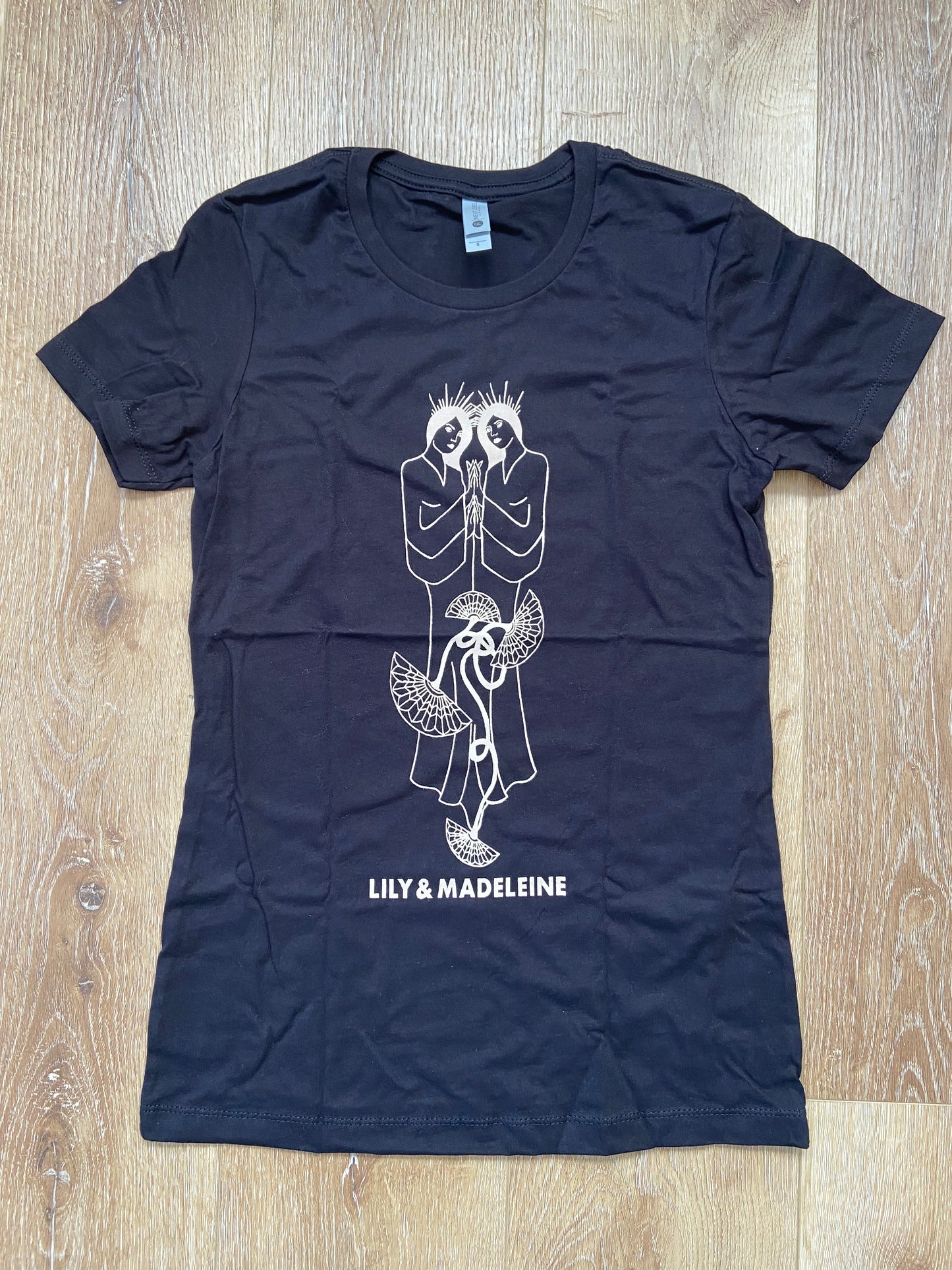 Lily & Madeleine Twins Black Tshirt